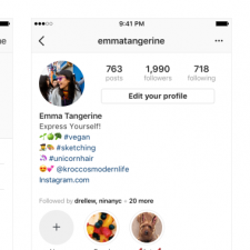 Instagram bios can now have functional hashtags and profile links