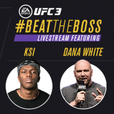 KSI hosts Twitch stream with UFC president Dana White 